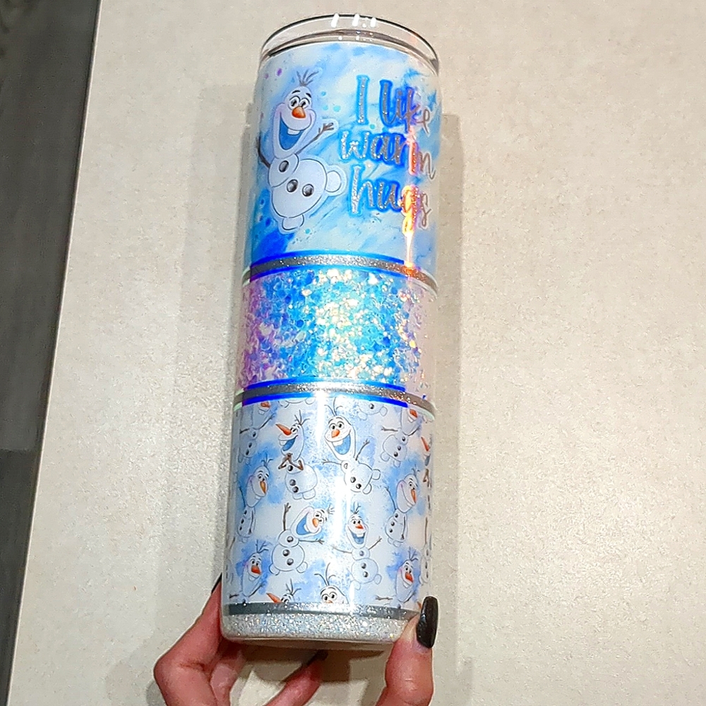 Frozen Olaf Handmade 30oz Tumbler